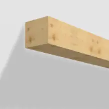 No extras - clean mantel without corbels or support beams