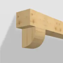 Rounded corbels - round support brackets